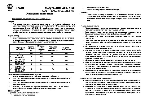 CASIO по модулю 5048