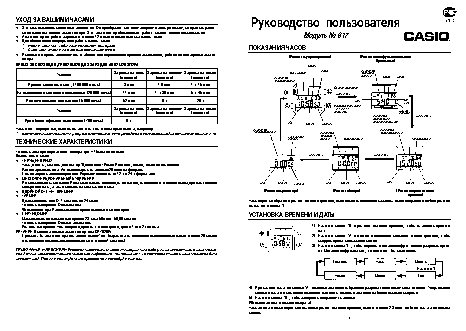 CASIO по модулю 617