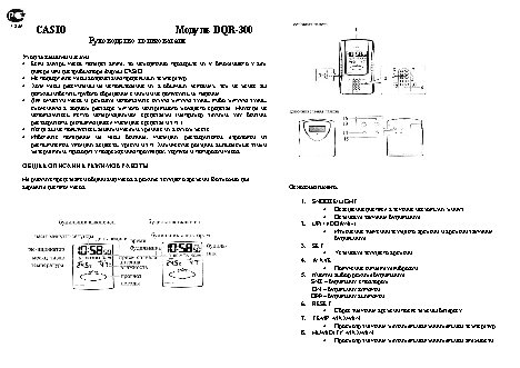 CASIO по модулю DQR-300