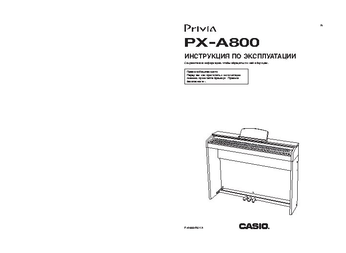 CASIO PX-A800BN