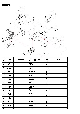 CHAMPION DG2200E - деталировка