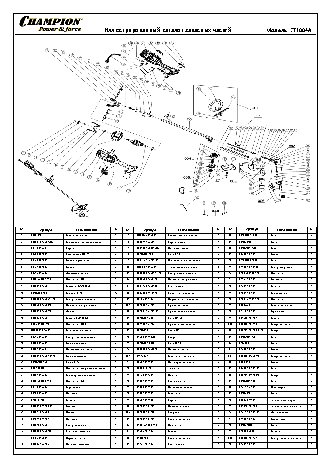 CHAMPION ET1004A - деталировка