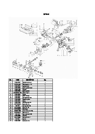 CHAMPION GP40-II - деталировка