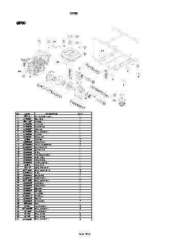 CHAMPION GP80 - деталировка