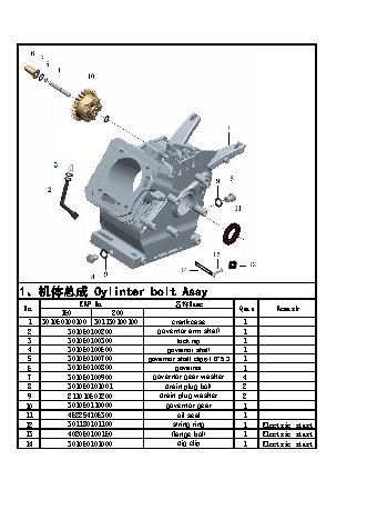 CHAMPION GTP82 - деталировка