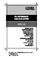 CITIZEN CPC-112VPU/VRD/VGR/VBL