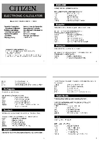CITIZEN SLD-200 / 200II / 200III