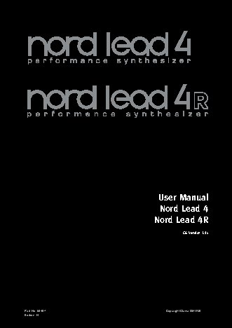 CLAVIA NORD Lead 4 R