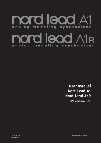 CLAVIA NORD Lead A1R