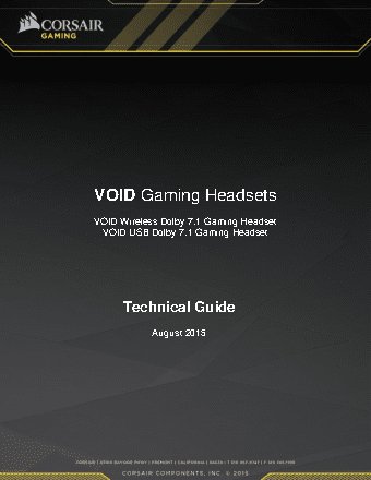 CORSAIR VOID Wireless Dolby 7.1 SE