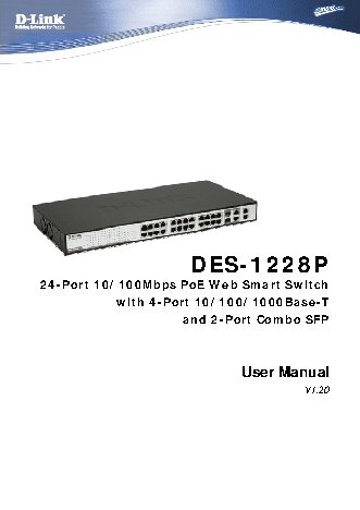 D-LINK DES-1228P