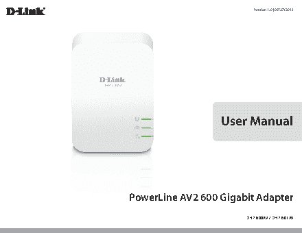 D-LINK DHP-600AV