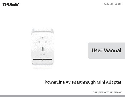 D-LINK DHP-P308AV