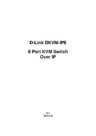 D-LINK DKVM-IP8