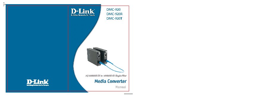 D-LINK DMC-920T