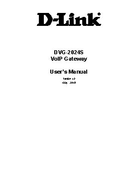 D-LINK DVG-2024S