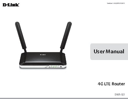 D-LINK DWR-921