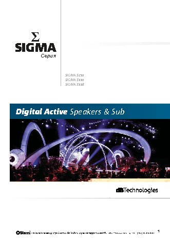 DB TECHNOLOGIES SIGMA S118