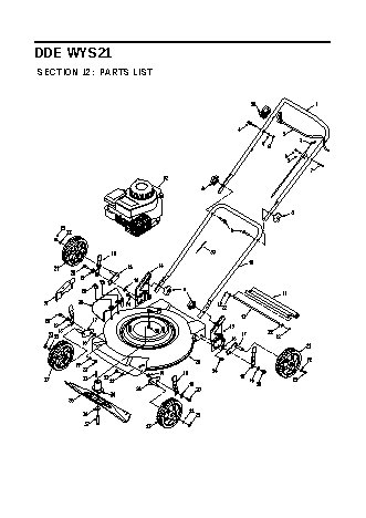 DDE WYS21 деталировка