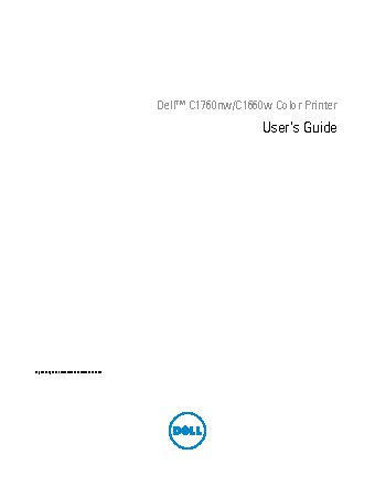 DELL C1760nw