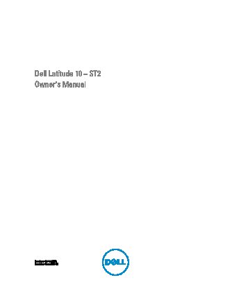 DELL Latitude 10 ST2