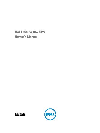 DELL Latitude 10 ST2E