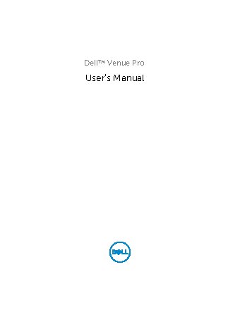 DELL Venue Pro