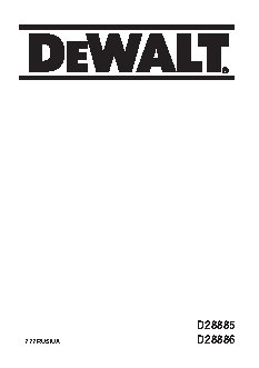 DEWALT D28886