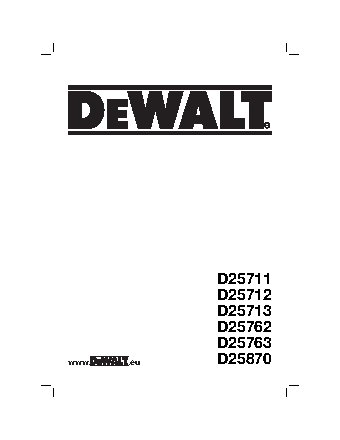 DEWALT D 25762 K