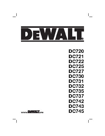 DEWALT DC721KA