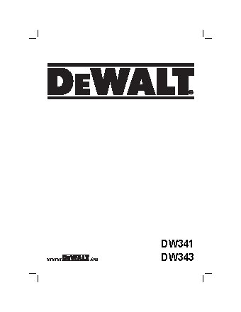 DEWALT DW341K