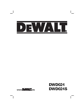 DEWALT DWD 024