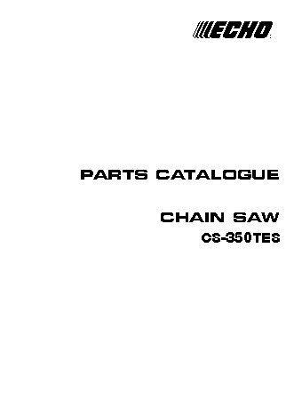 ECHO CS-350TES (деталировка)