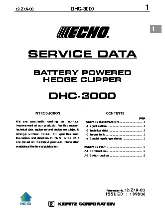 ECHO DHC-30 (деталировка)