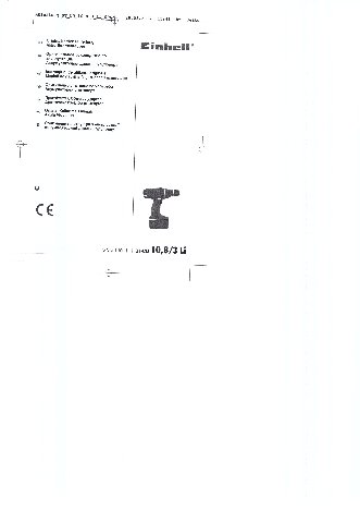 EINHELL BT-CD 10.8/3 Li