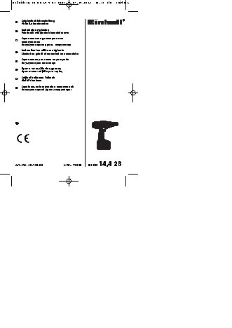 EINHELL BT-CD 14, 4 2B