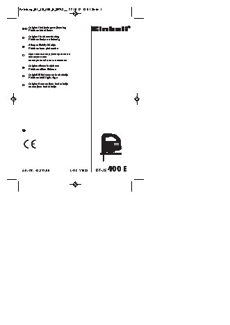 EINHELL BT-JS 400 Е