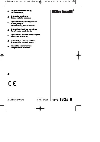 EINHELL RT-TS 1825 U