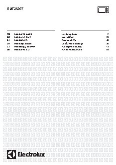 ELECTROLUX EMT 25207 OX