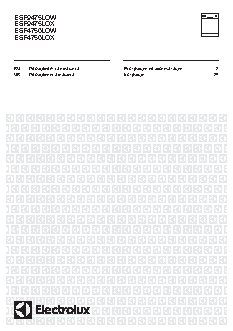 ELECTROLUX ESF9475LOW