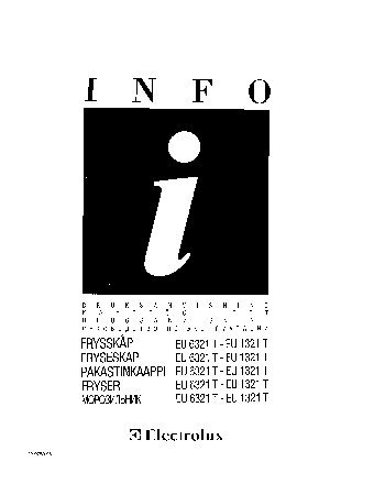 ELECTROLUX EU 6321 T