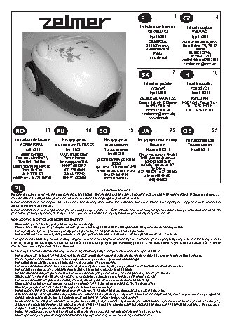ZELMER 01z011