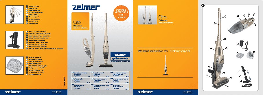 ZELMER ZVC012ZQ / VC1202 Cito