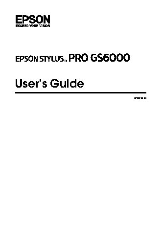 EPSON Stylus Pro GS6000