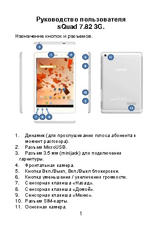 EXPLAY sQuad 7.82 3G