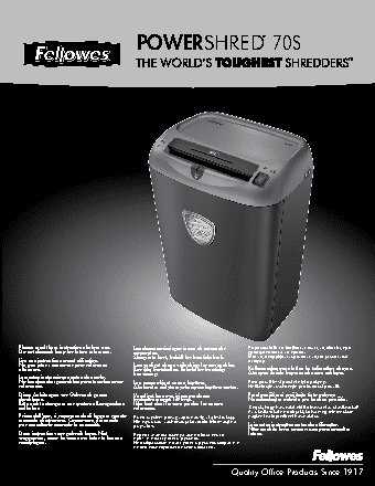 FELLOWES 70S (FS-46711)