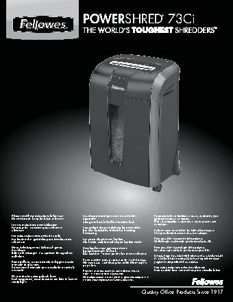 FELLOWES 73Ci (FS-46011)
