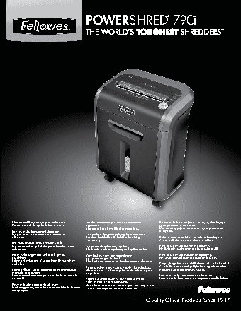FELLOWES 79Ci (FS-46790)