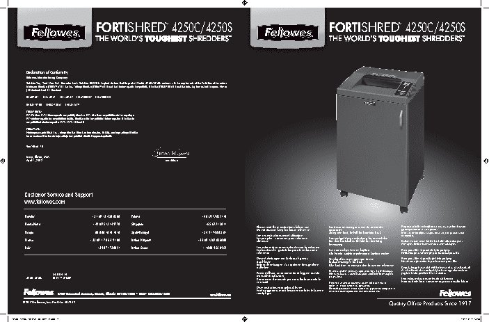 FELLOWES Fortishred 4250C (FS-46181)