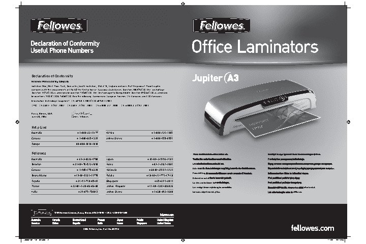 FELLOWES Jupiter A3